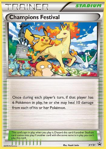 Champions Festival (XY91) (2015) [XY: Black Star Promos] | Cracking-Singles