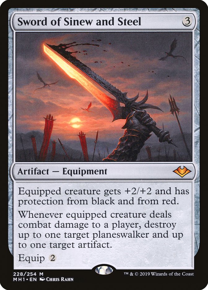 Sword of Sinew and Steel [Modern Horizons] | Cracking-Singles