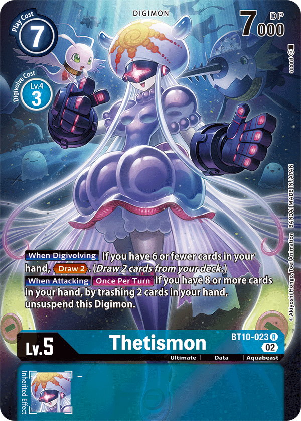 Thetismon [BT10-023] (Alternate Art) [Xros Encounter] | Cracking-Singles