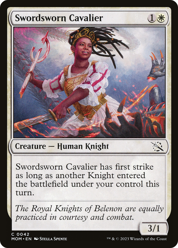 Swordsworn Cavalier [March of the Machine] | Cracking-Singles