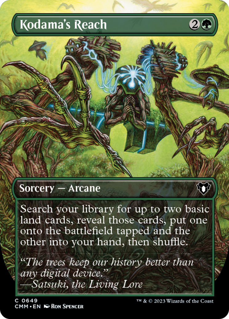 Kodama's Reach (Borderless Alternate Art) [Commander Masters] | Cracking-Singles