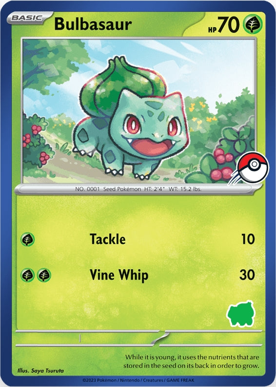 Bulbasaur (Blue Border) [My First Battle] | Cracking-Singles