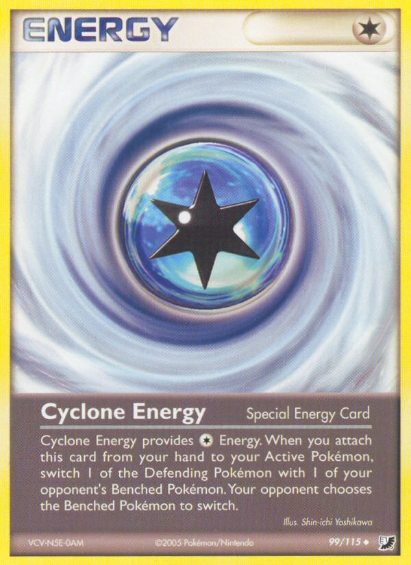 Cyclone Energy (99/115) [EX: Unseen Forces] | Cracking-Singles