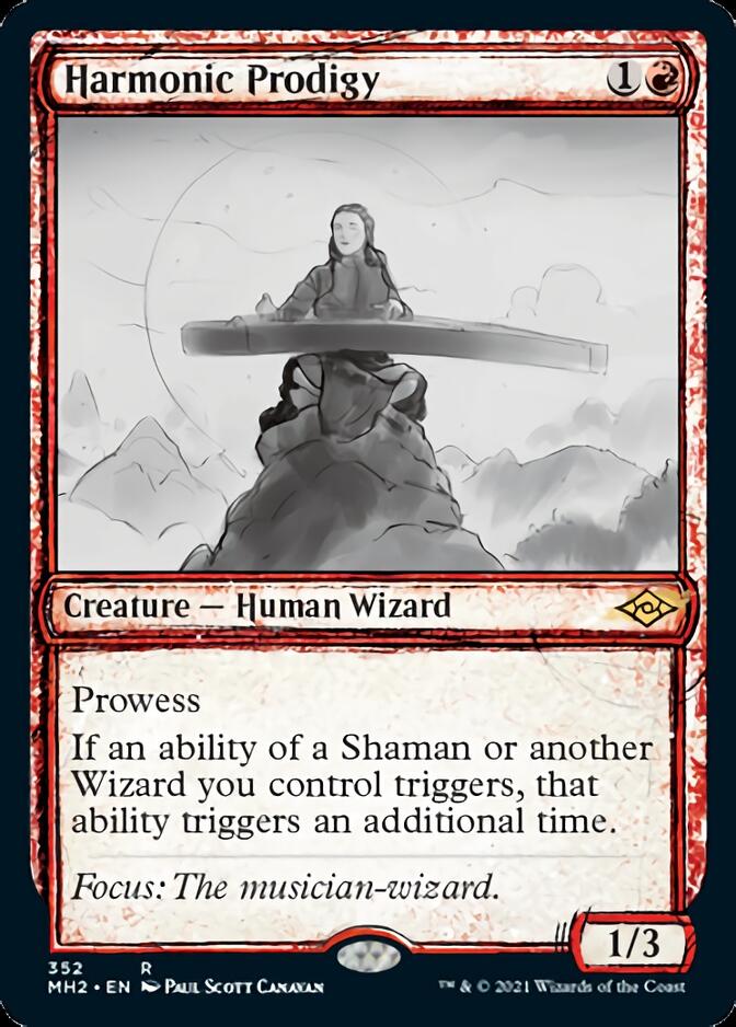 Harmonic Prodigy (Sketch) [Modern Horizons 2] | Cracking-Singles