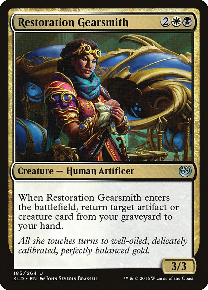 Restoration Gearsmith [Kaladesh] | Cracking-Singles