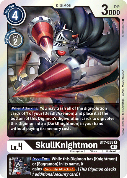 SkullKnightmon [BT7-058] [Next Adventure] | Cracking-Singles