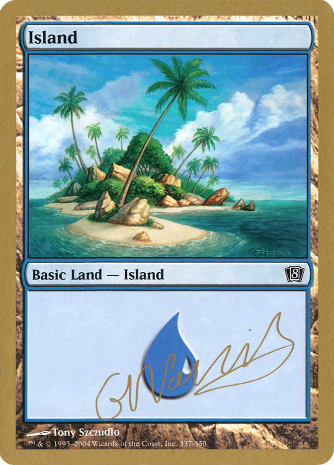 Island (gn337) (Gabriel Nassif) [World Championship Decks 2004] | Cracking-Singles