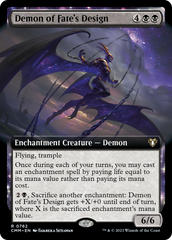 Demon of Fate's Design (Extended Art) [Commander Masters] | Cracking-Singles