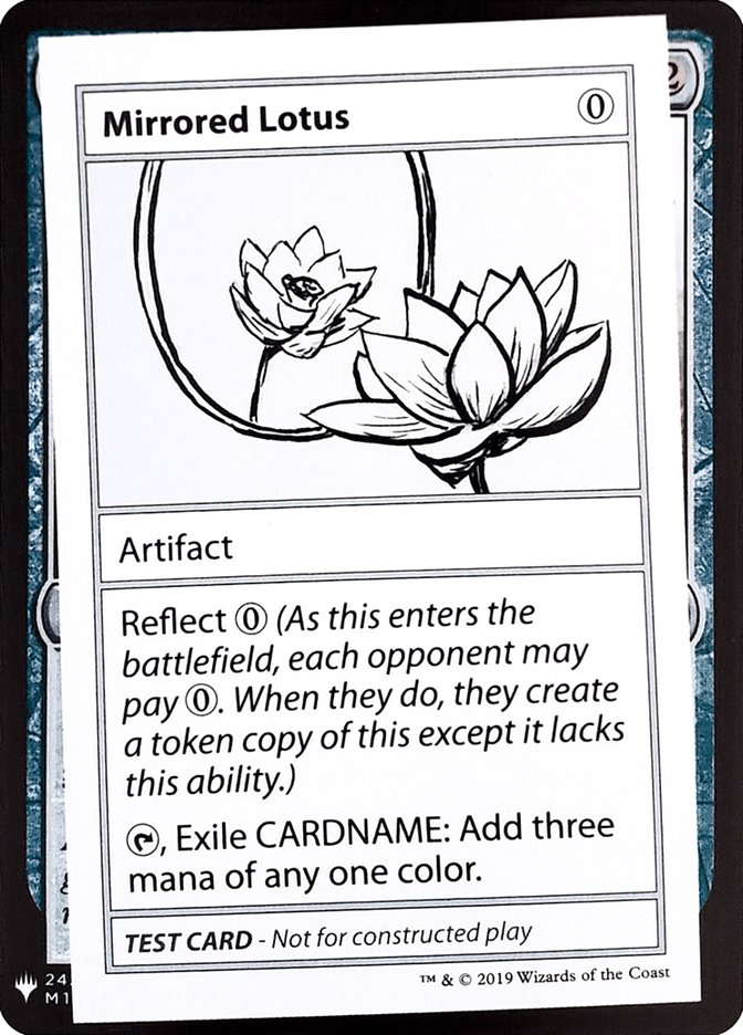 Mirrored Lotus [Mystery Booster Playtest Cards] | Cracking-Singles