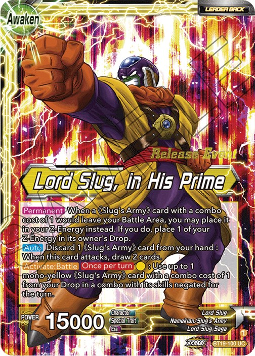 Lord Slug // Lord Slug, in His Prime (Fighter's Ambition Holiday Pack) (BT19-100) [Tournament Promotion Cards] | Cracking-Singles