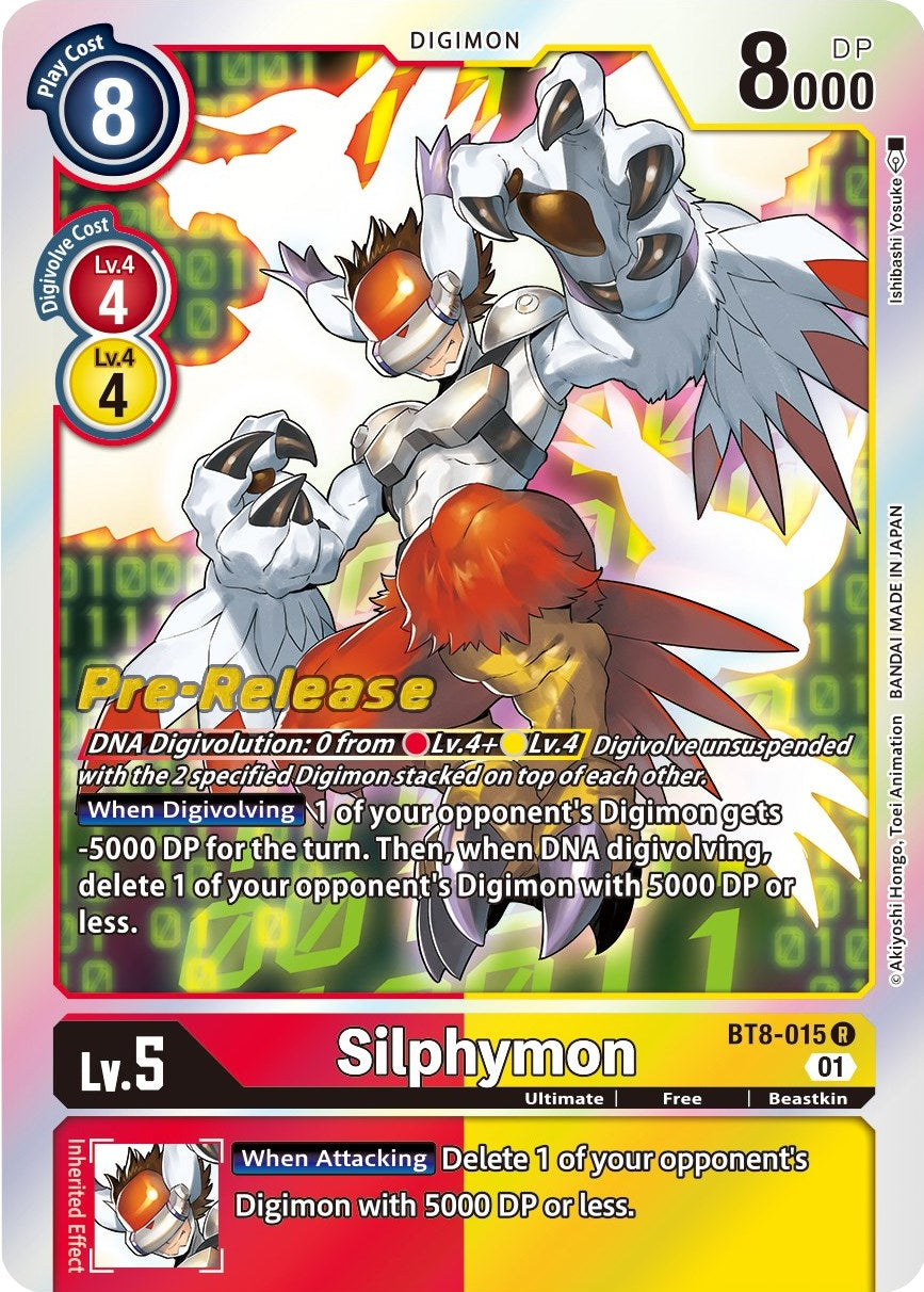 Silphymon [BT8-015] [New Awakening Pre-Release Cards] | Cracking-Singles