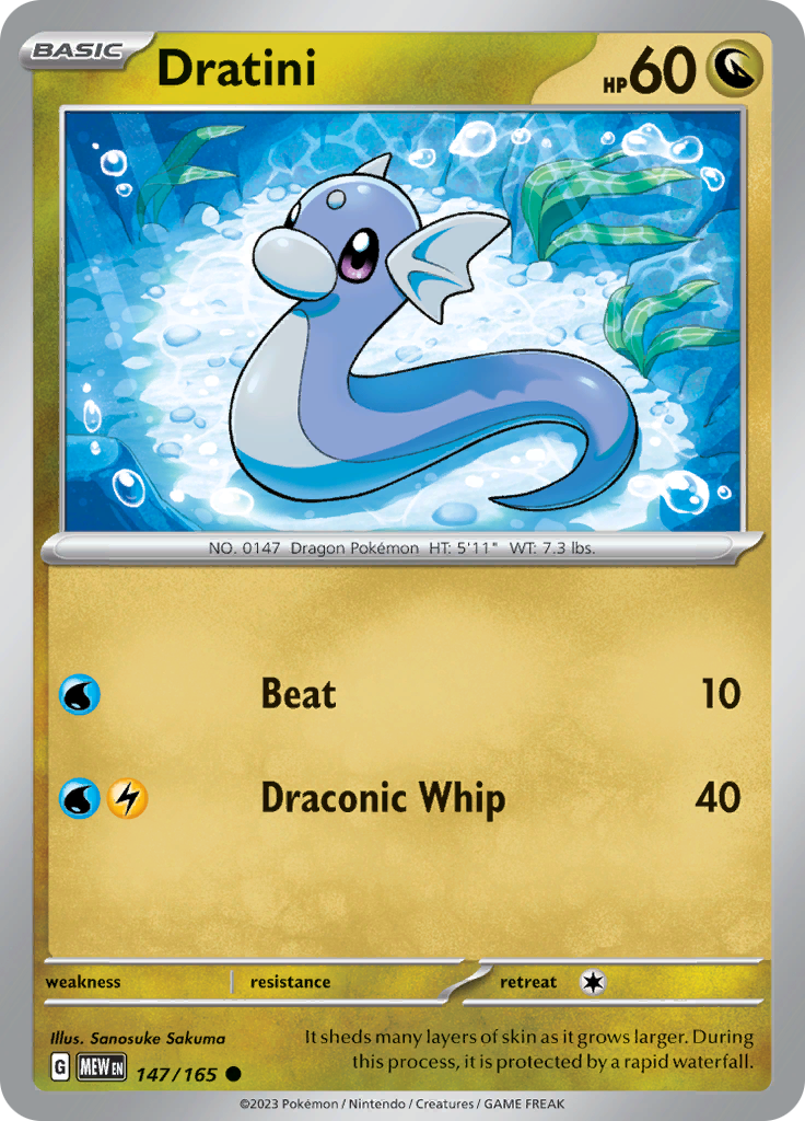 Dratini (147/165) [Scarlet & Violet: 151] | Cracking-Singles