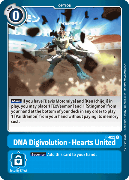 DNA Digivolution - Hearts United [P-022] [Promotional Cards] | Cracking-Singles