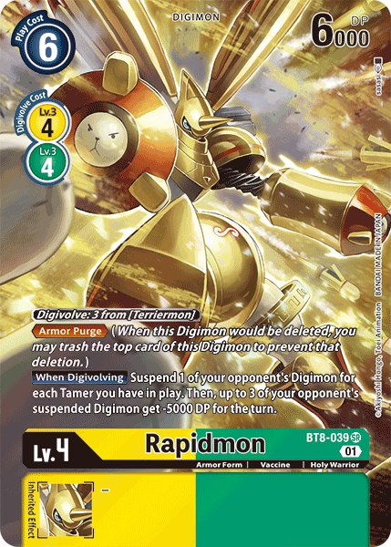 Rapidmon [BT8-039] (Alternate Art) [New Awakening] | Cracking-Singles