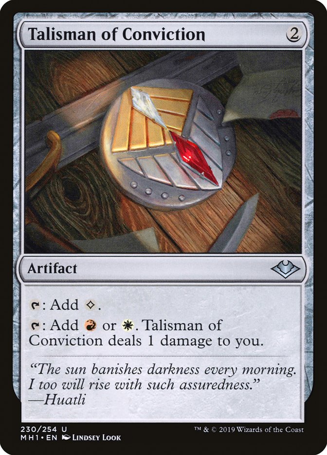 Talisman of Conviction [Modern Horizons] | Cracking-Singles