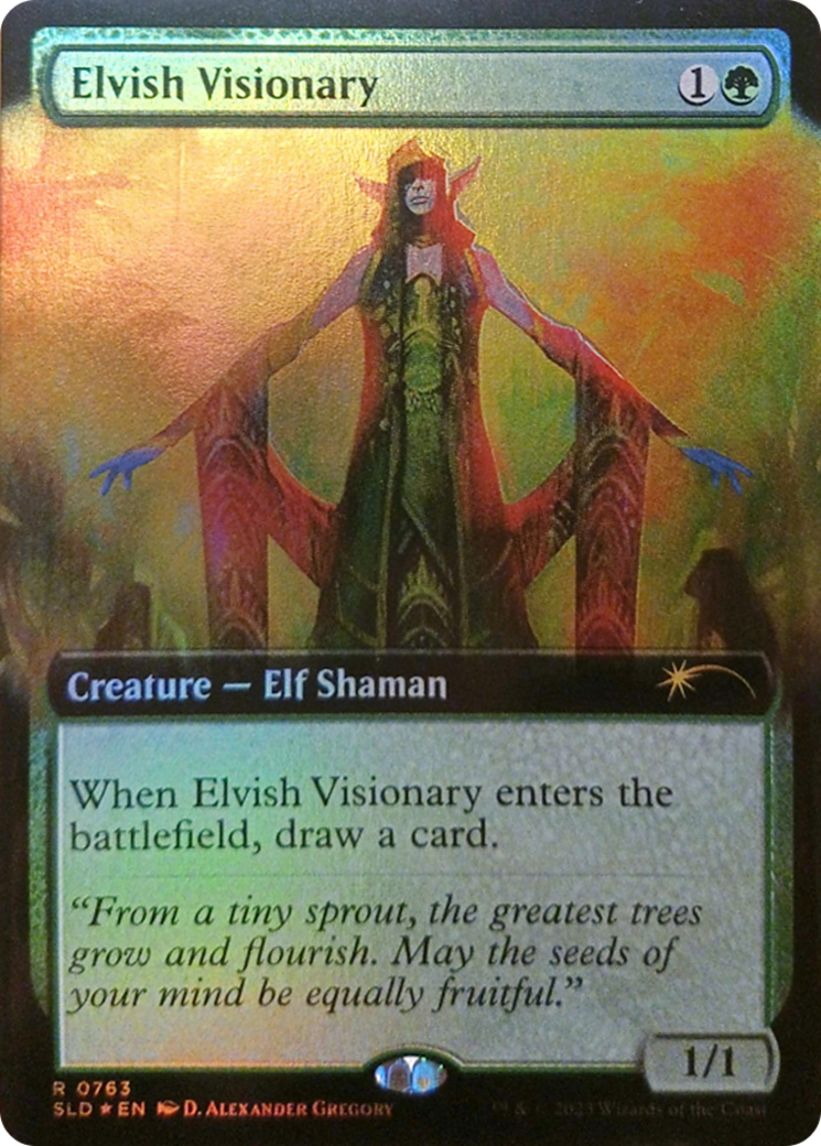 Elvish Visionary (Extended Art) [Secret Lair Drop Series] | Cracking-Singles