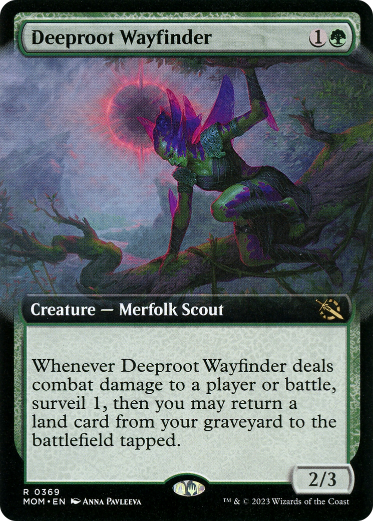 Deeproot Wayfinder (Extended Art) [March of the Machine] | Cracking-Singles