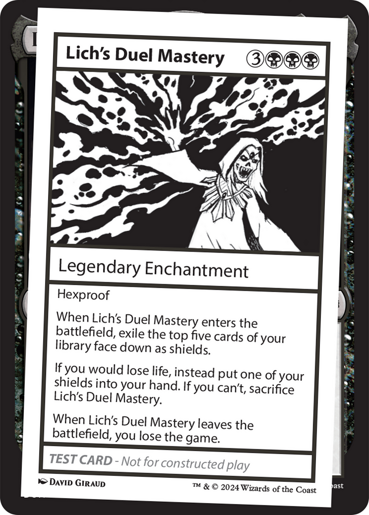 Lich's Duel Mastery [Mystery Booster 2 Playtest Cards] | Cracking-Singles