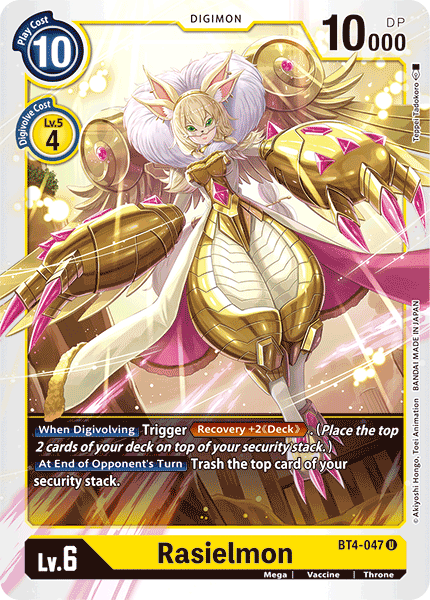 Rasielmon [BT4-047] [Great Legend] | Cracking-Singles