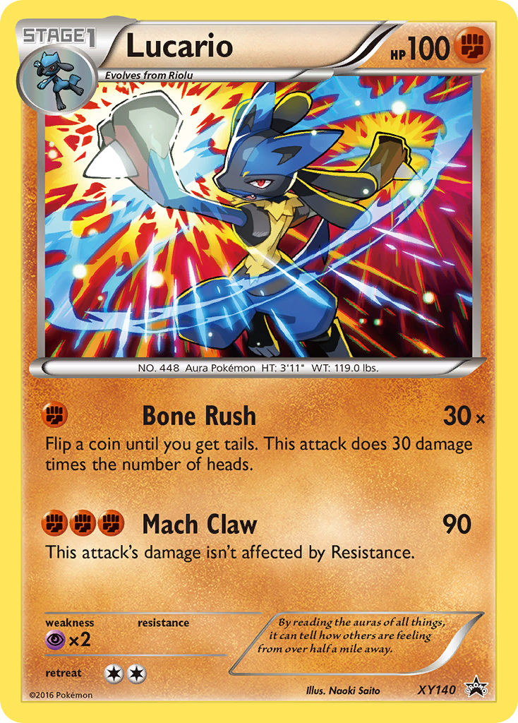 Lucario (XY140) [XY: Black Star Promos] | Cracking-Singles