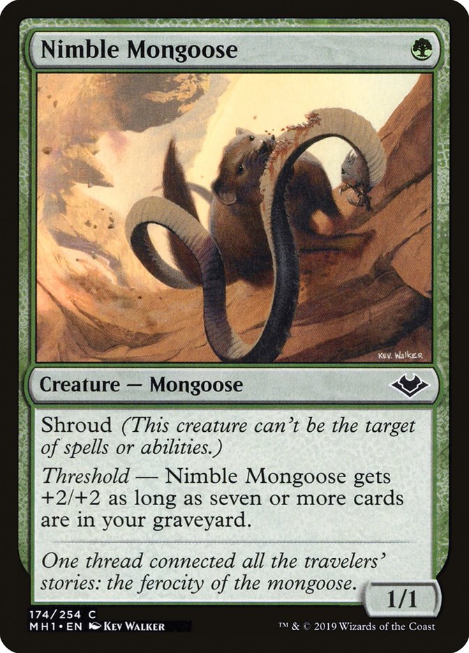 Nimble Mongoose [Modern Horizons] | Cracking-Singles