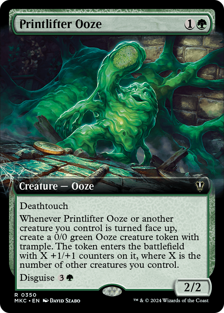 Printlifter Ooze (Extended Art) [Murders at Karlov Manor Commander] | Cracking-Singles