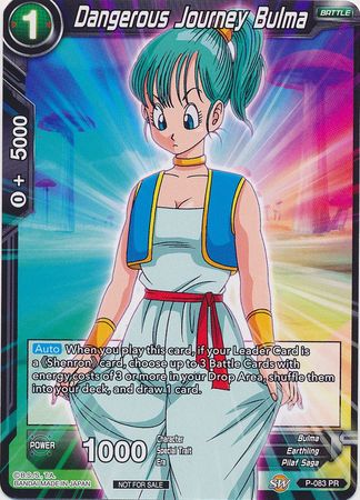 Dangerous Journey Bulma (P-083) [Promotion Cards] | Cracking-Singles