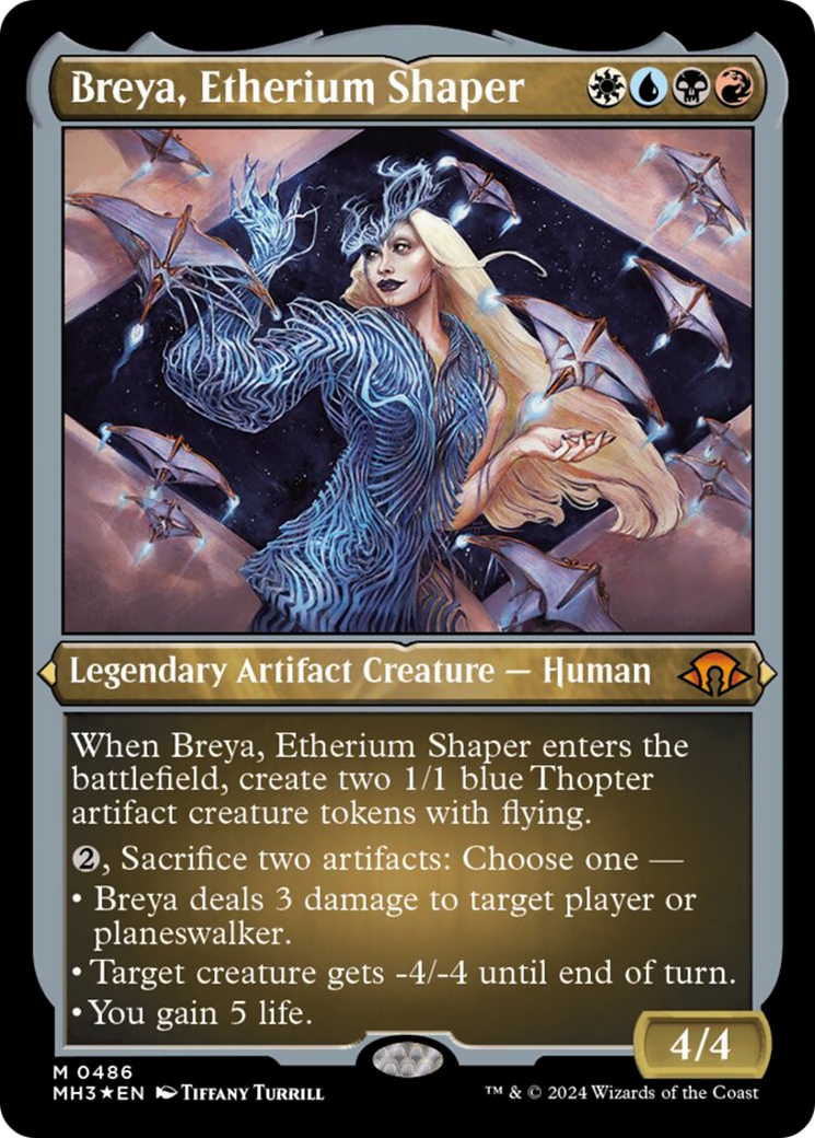 Breya, Etherium Shaper (Foil Etched) [Modern Horizons 3] | Cracking-Singles