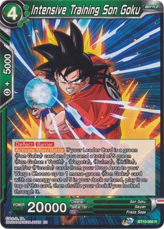 Intensive Training Son Goku (BT10-066) [Rise of the Unison Warrior 2nd Edition] | Cracking-Singles