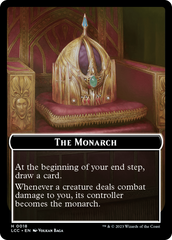 The Monarch // Pirate Double-Sided Token [The Lost Caverns of Ixalan Commander Tokens] | Cracking-Singles