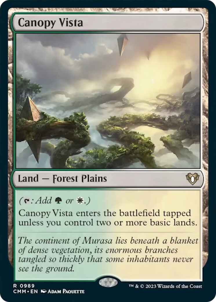 Canopy Vista [Commander Masters] | Cracking-Singles