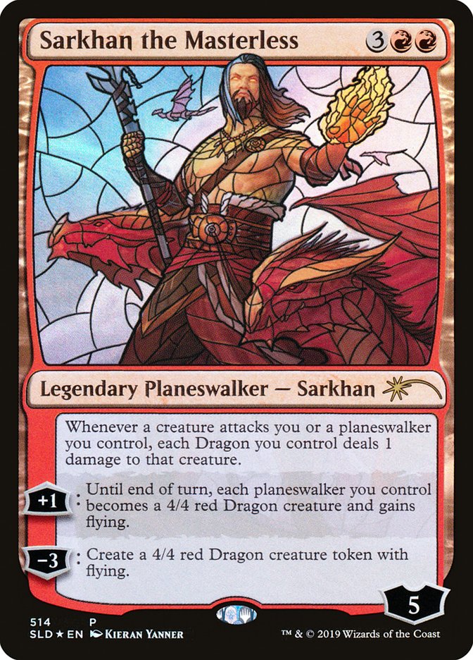 Sarkhan the Masterless (Stained Glass) [Secret Lair Drop Promos] | Cracking-Singles