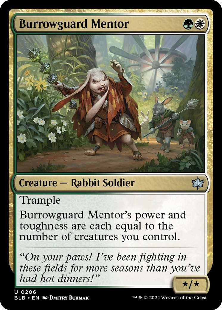 Burrowguard Mentor [Bloomburrow] | Cracking-Singles