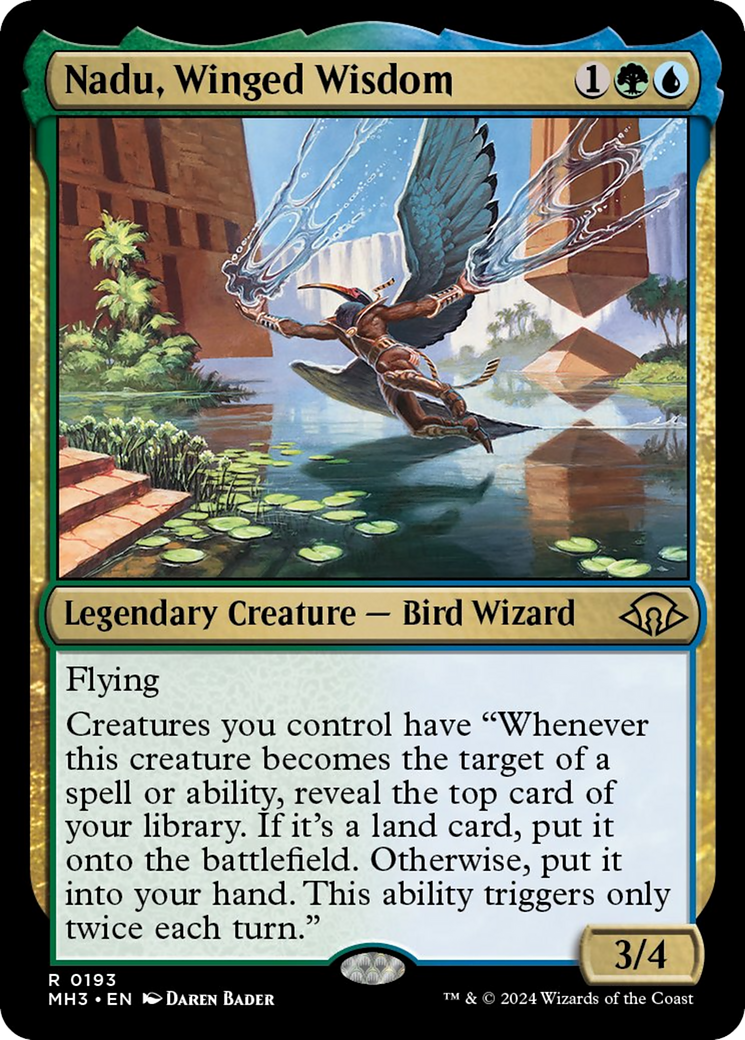 Nadu, Winged Wisdom [Modern Horizons 3] | Cracking-Singles