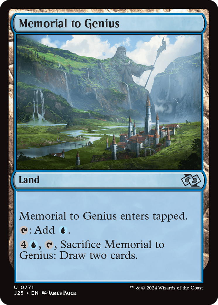 Memorial to Genius [Foundations Jumpstart] | Cracking-Singles