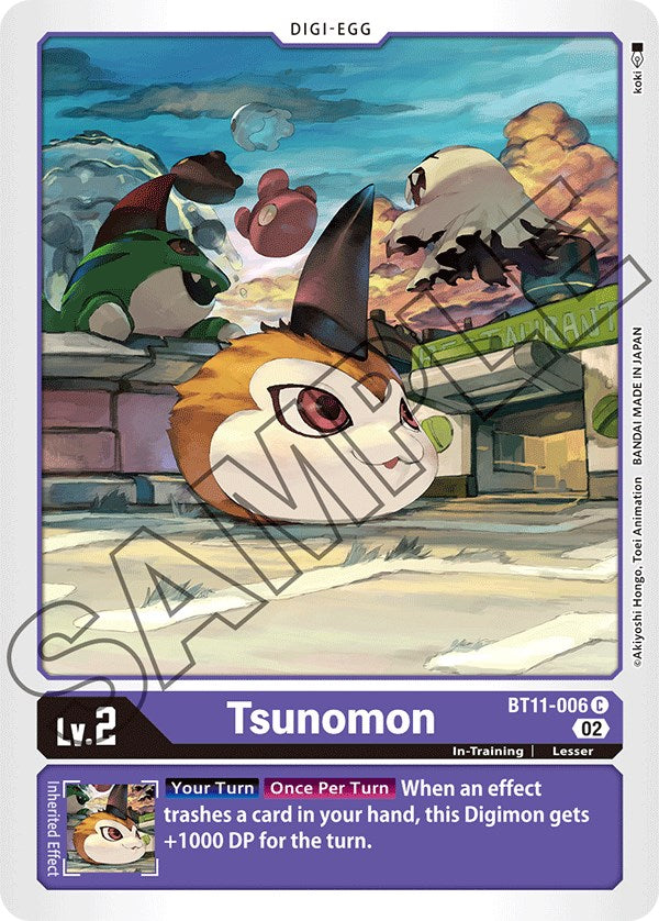 Tsunomon [BT11-006] [Dimensional Phase] | Cracking-Singles