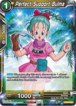 Perfect Support Bulma (Non-Foil) (P-034) [Promotion Cards] | Cracking-Singles