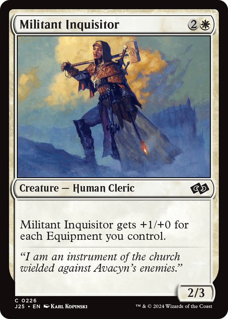 Militant Inquisitor [Foundations Jumpstart] | Cracking-Singles