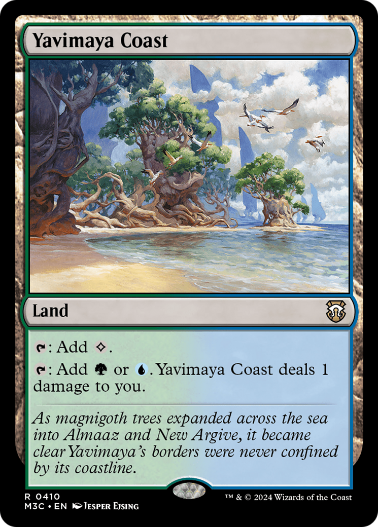 Yavimaya Coast (Ripple Foil) [Modern Horizons 3 Commander] | Cracking-Singles