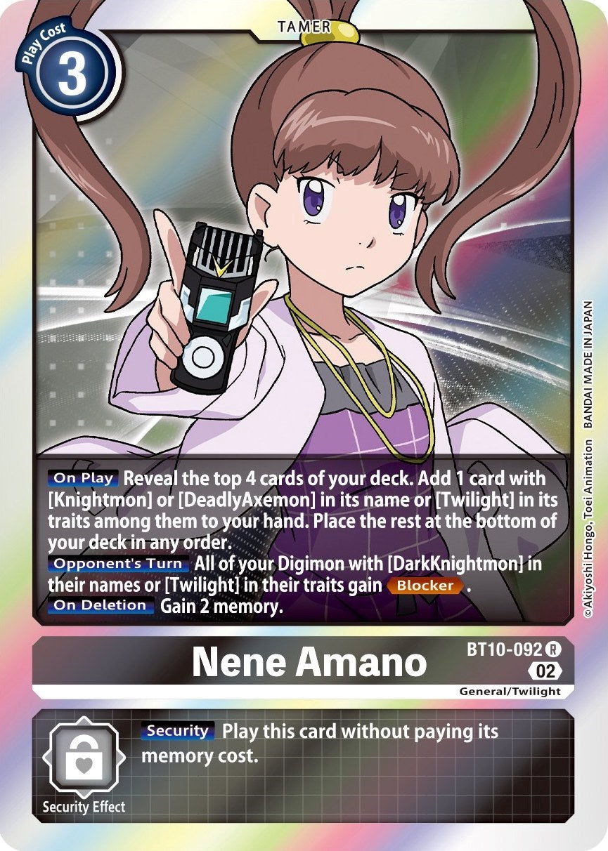 Nene Amano [BT10-092] [Xros Encounter] | Cracking-Singles