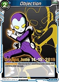 Objection (Origins 2019) (BT1-052_PR) [Tournament Promotion Cards] | Cracking-Singles