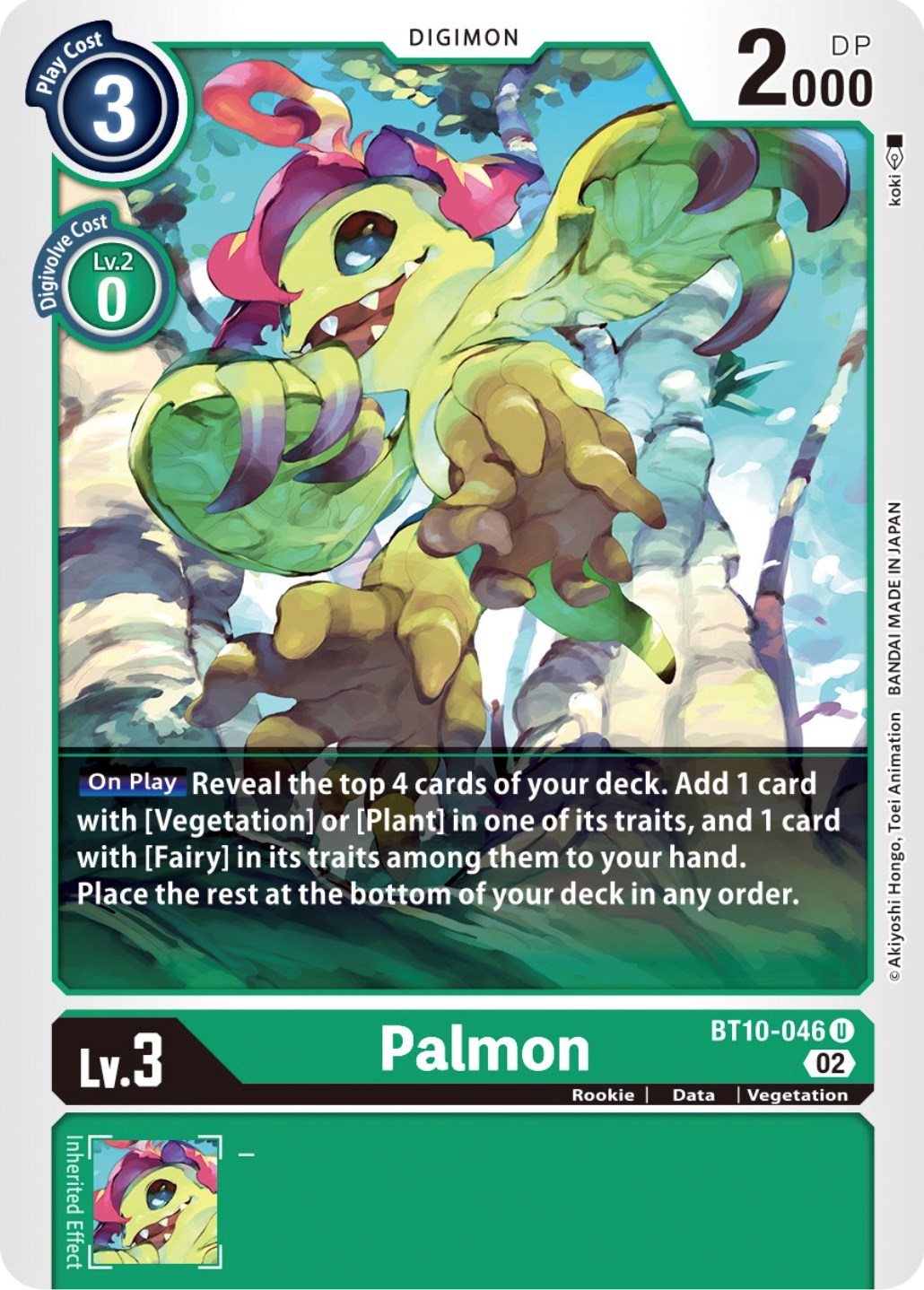 Palmon [BT10-046] [Xros Encounter] | Cracking-Singles