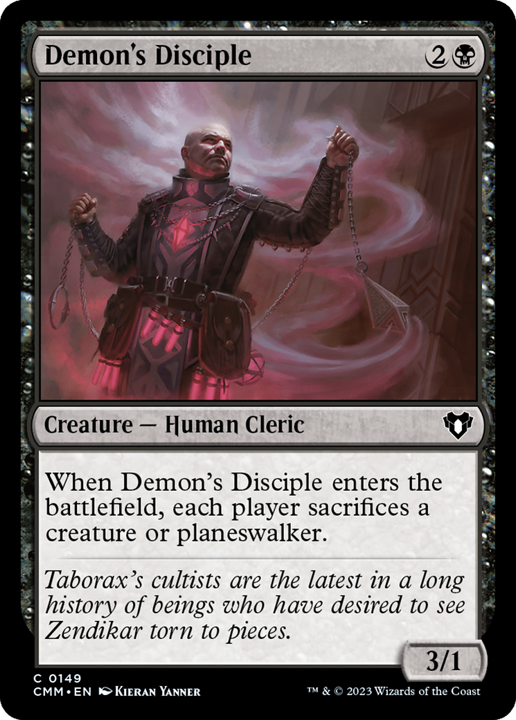 Demon's Disciple [Commander Masters] | Cracking-Singles