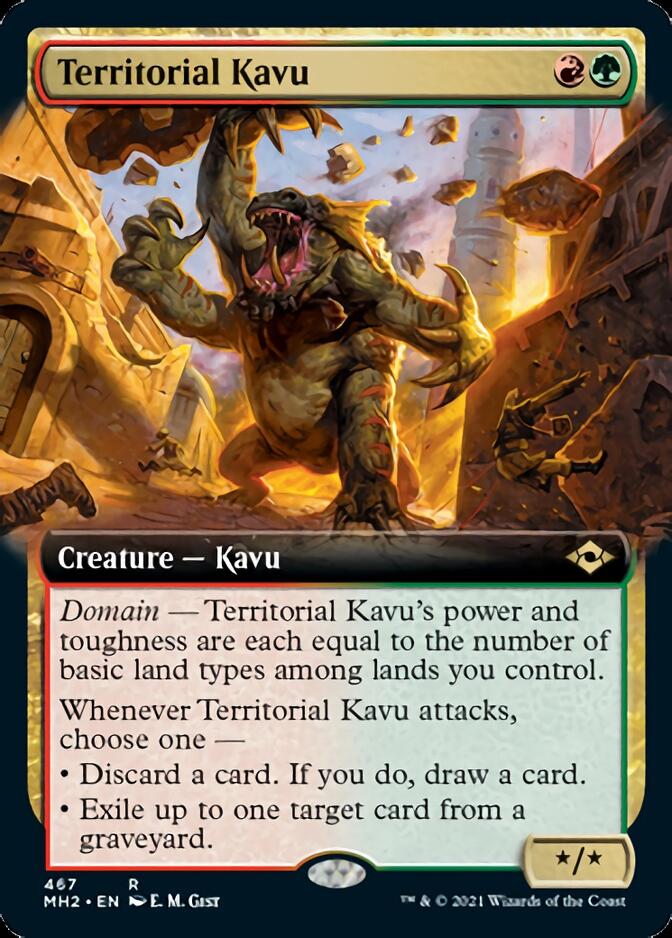 Territorial Kavu (Extended Art) [Modern Horizons 2] | Cracking-Singles