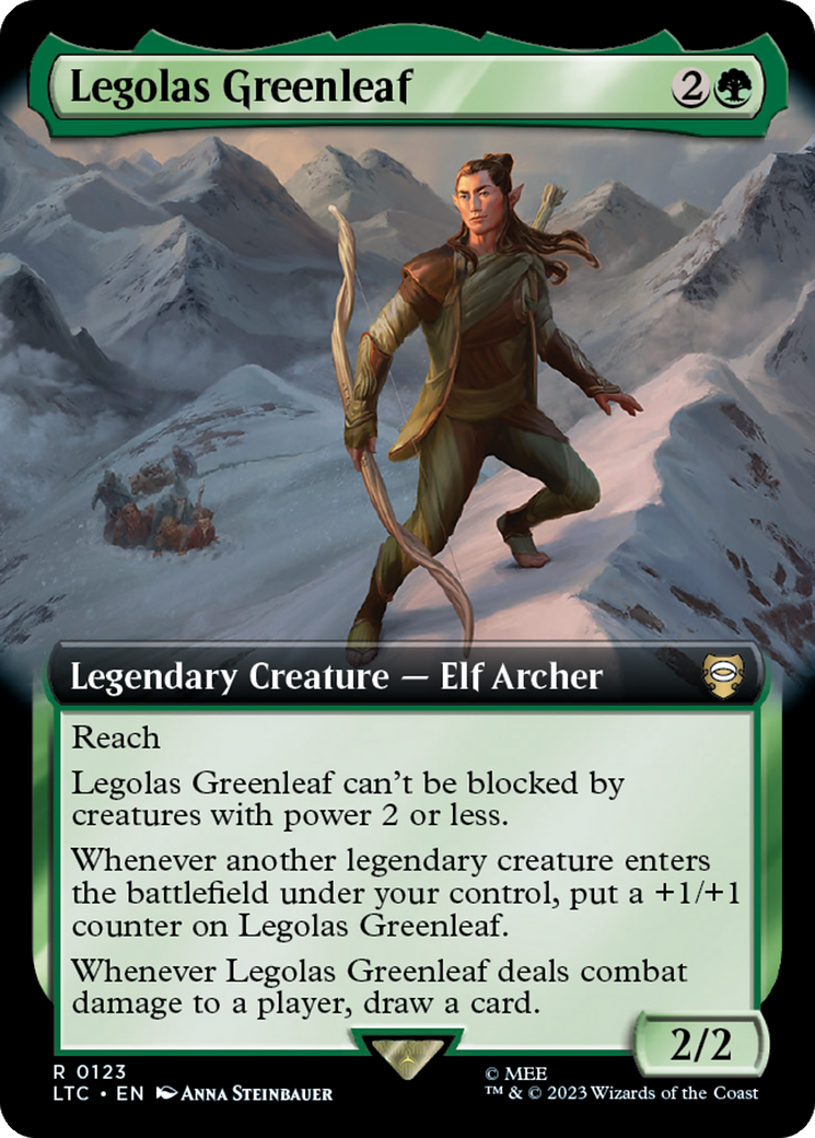 Legolas Greenleaf (Extended Art) [The Lord of the Rings: Tales of Middle-Earth Commander] | Cracking-Singles