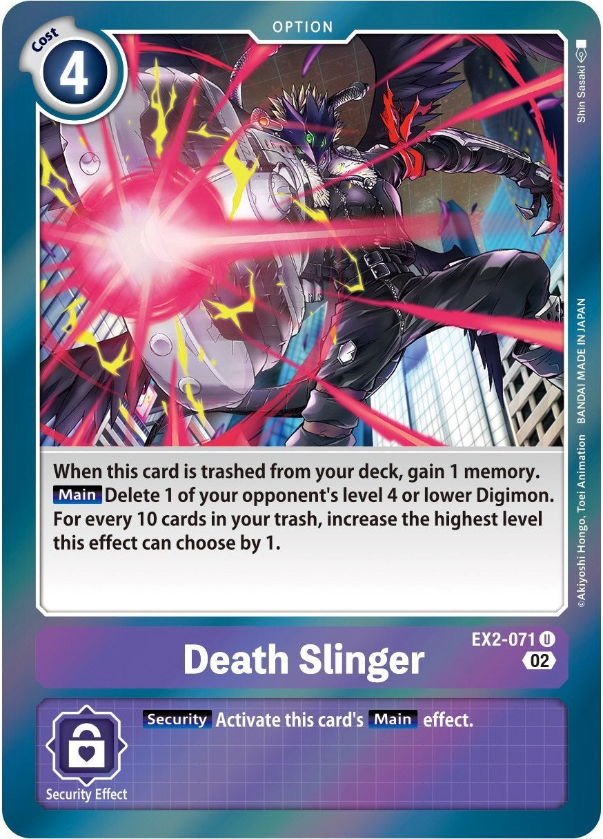 Death Slinger [EX2-071] (Alternate Art) [Starter Deck: Beelzemon Advanced Deck Set] | Cracking-Singles