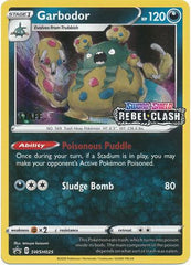 Garbodor (SWSH025) (Staff Prerelease Promo) [Sword & Shield: Black Star Promos] | Cracking-Singles