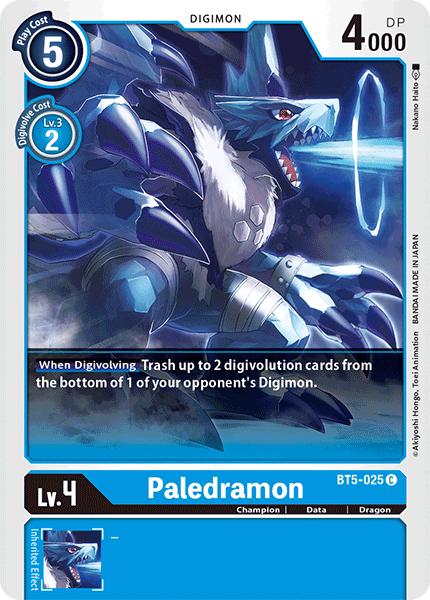 PaleDramon [BT5-025] [Battle of Omni] | Cracking-Singles