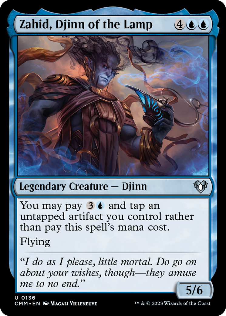 Zahid, Djinn of the Lamp [Commander Masters] | Cracking-Singles