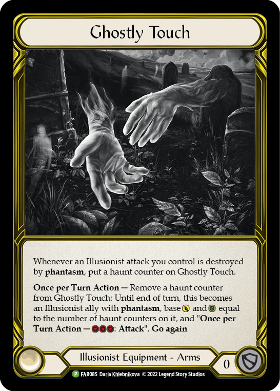 Ghostly Touch (Golden) [FAB085] (Promo)  Cold Foil | Cracking-Singles